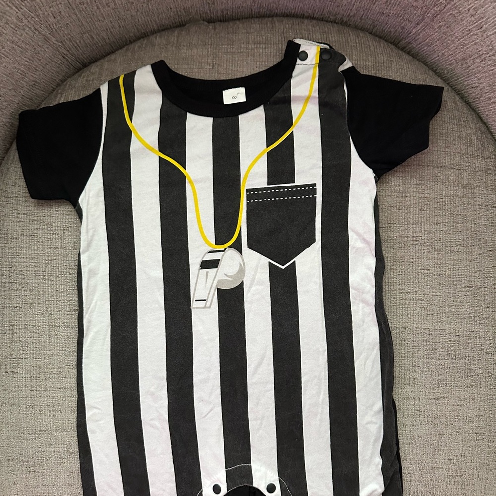 Striped Black and White Bodysuit